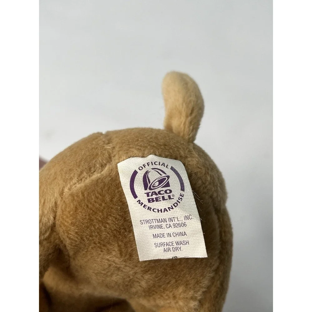 Taco Bell Chihuahua Dog Plush Toys Set of 4 Vintage 90s Applause Merchandise